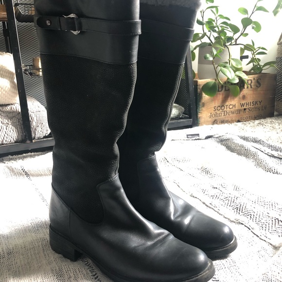 blondo shearling lined boots